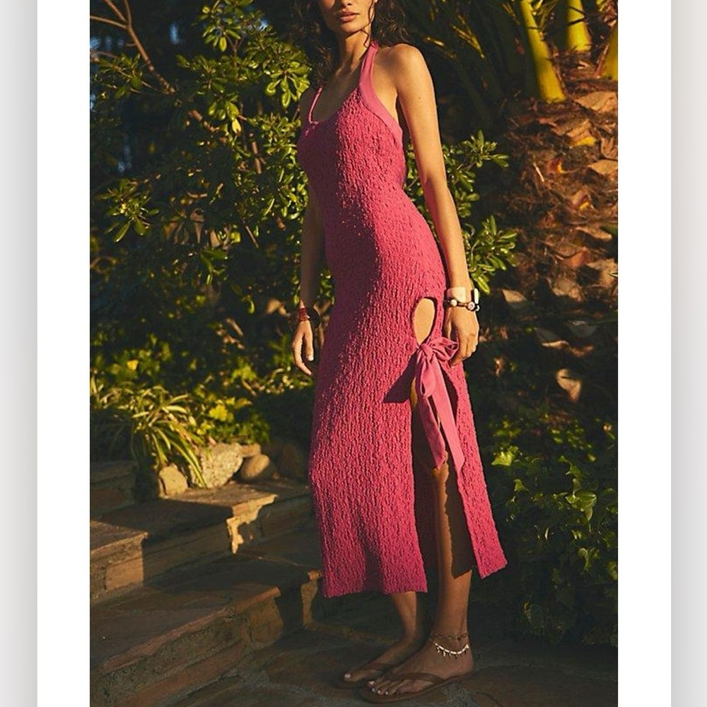 NWOT Free People Sea Foam Midi Dress